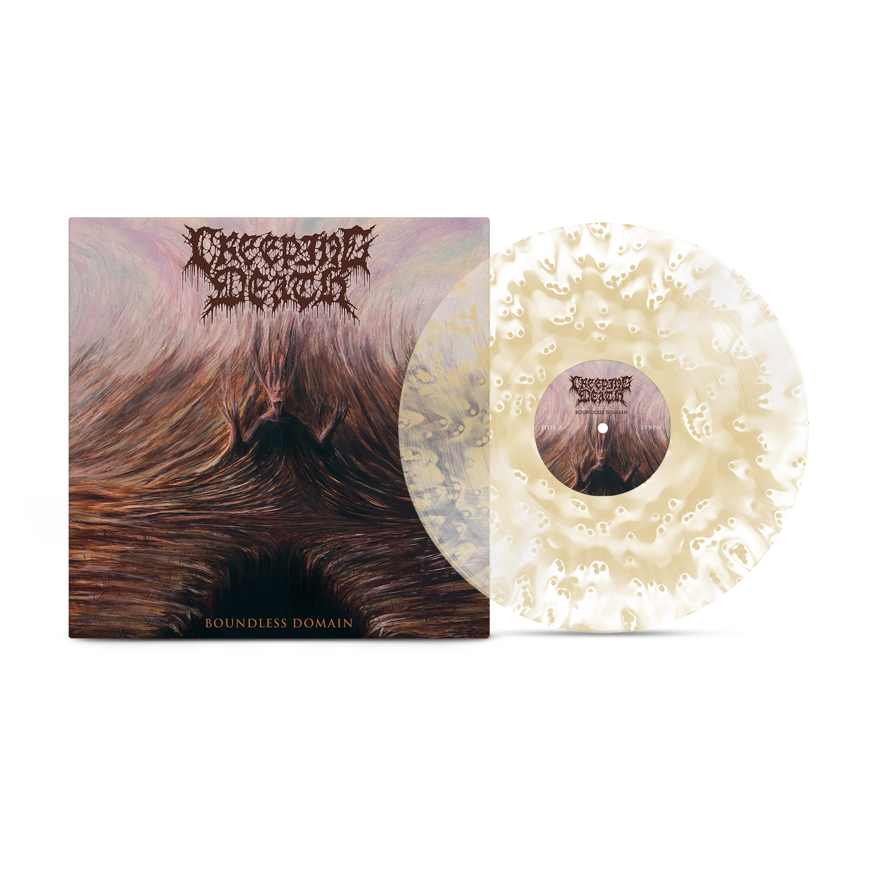 Creeping Death - Boundless Domain Clear & Tan Ghostly Vinyl