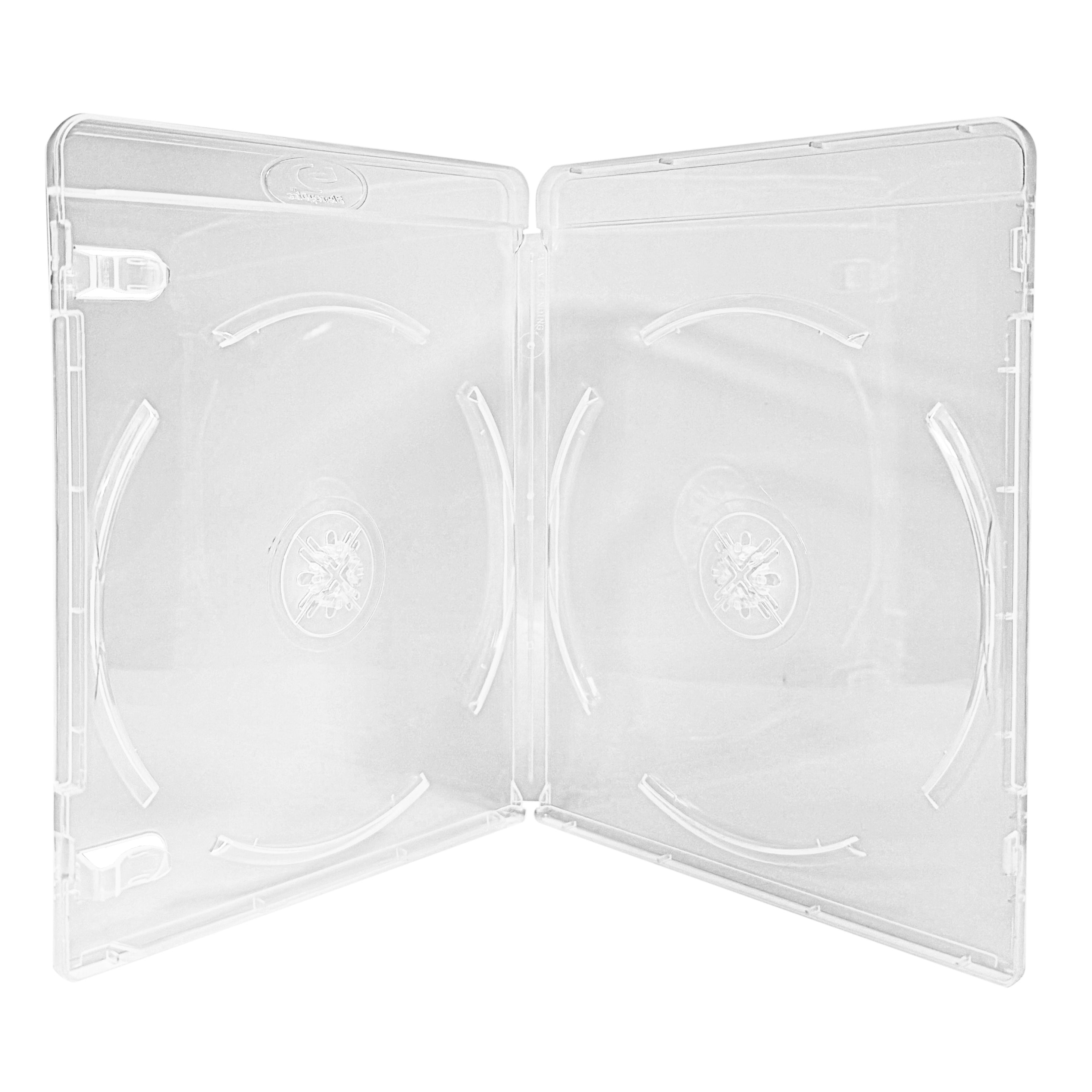 PREMIUM Clear Blu-Ray Double Cases 11MM