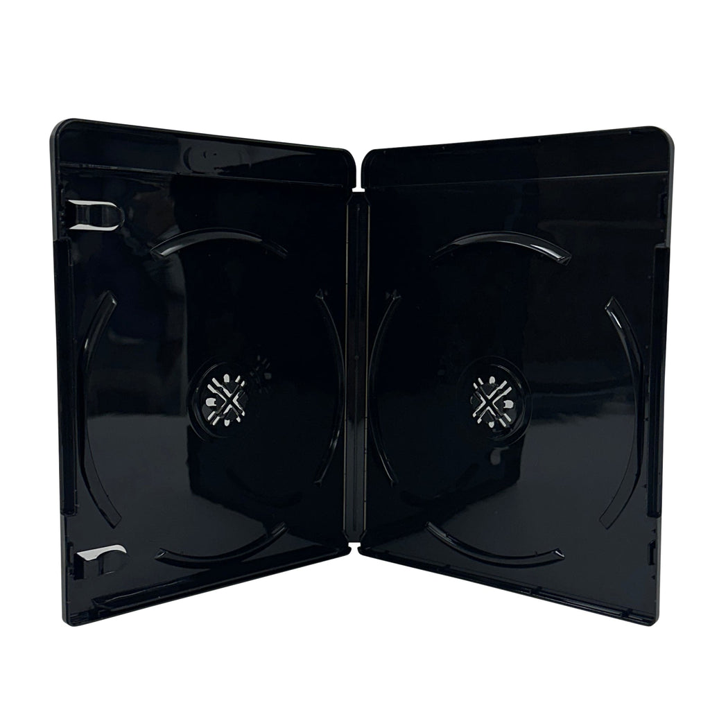 PREMIUM GLOSSY Black 4K Blu-Ray Double Cases 11MM
