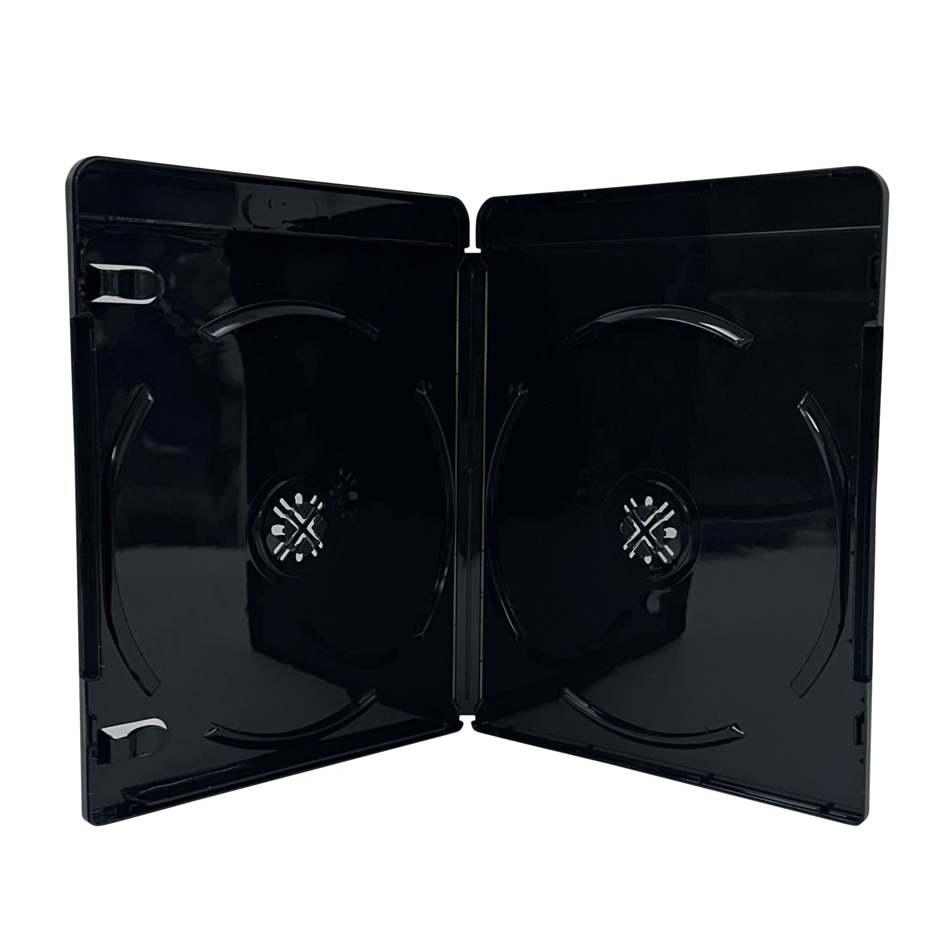 PREMIUM GLOSSY Black 4K Blu-Ray Double Cases 11MM