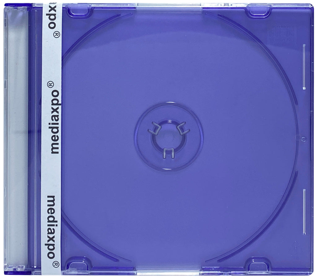 SLIM Slimline Color CD Jewel Cases 5.2mm