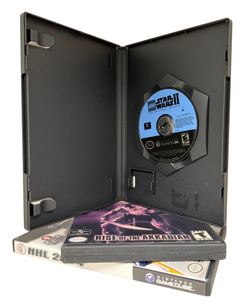 Replacement Game Cases compatible with Dark Grey Nintendo Gamecube