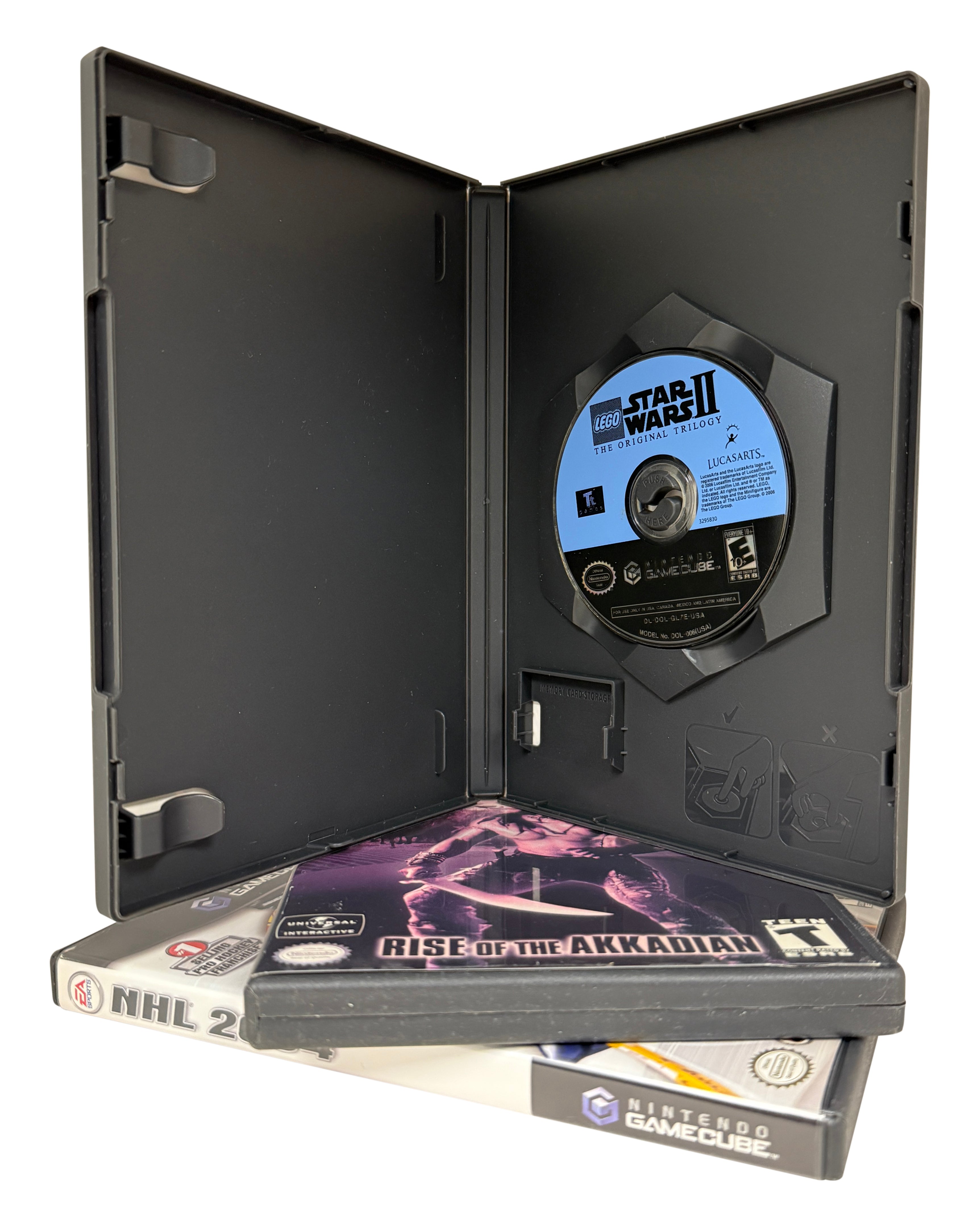 Replacement Game Cases compatible with Dark Grey Nintendo Gamecube
