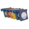 Assorted Color Paper CD Sleeves with Window & Flap