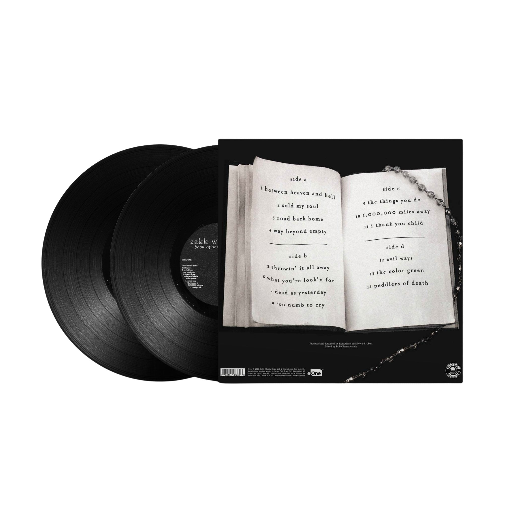 Zakk Wylde - Book of Shadows Black Vinyl